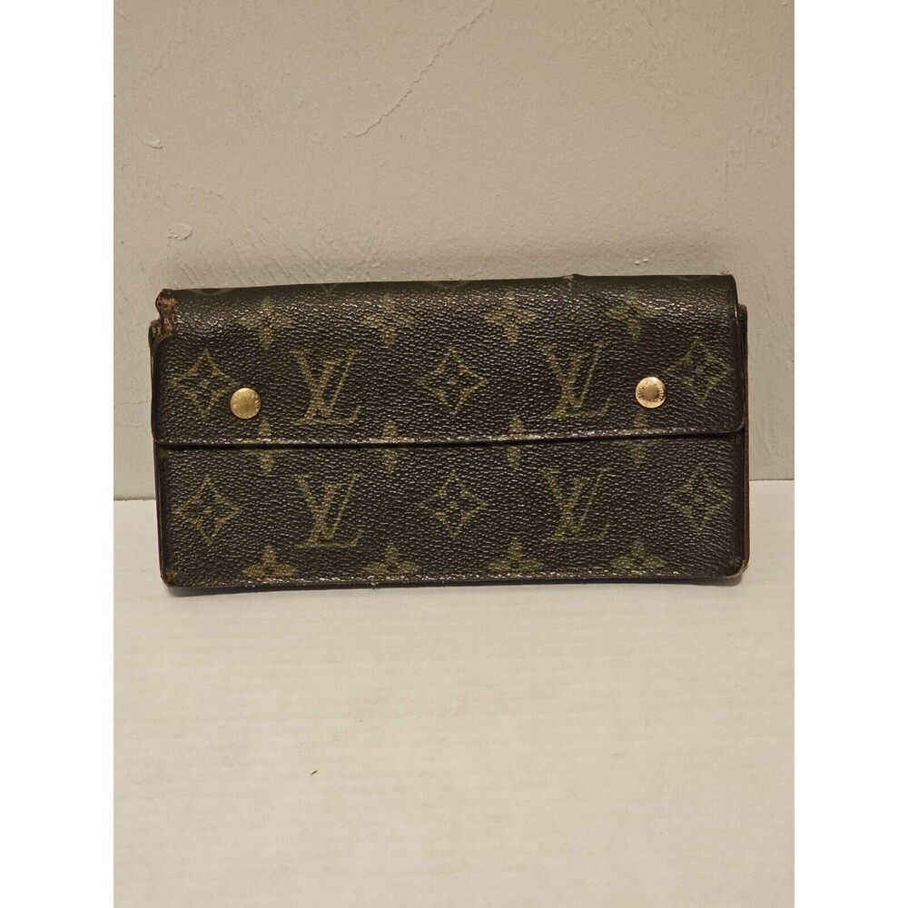 Authentic Louis Vuitton Monogram Portefeuille Accordion  Long Wallet